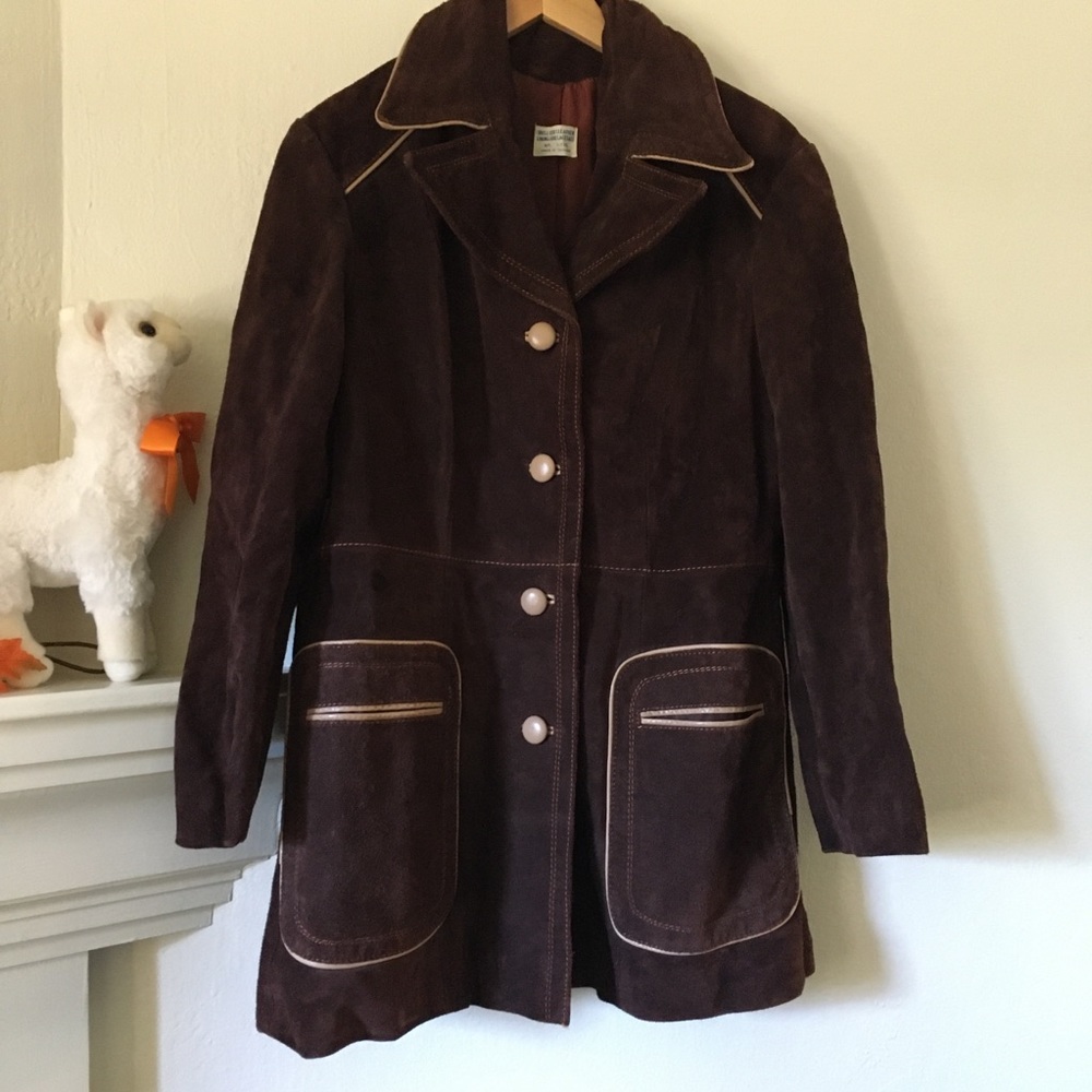 Perfect Vintage Leather Jacket - Warm Winter Coat - Picture 2 of 16
